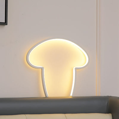 Contemporary Creative Line Mushroom Aluminum Silicone USB LED Table Lamp For Bedroom