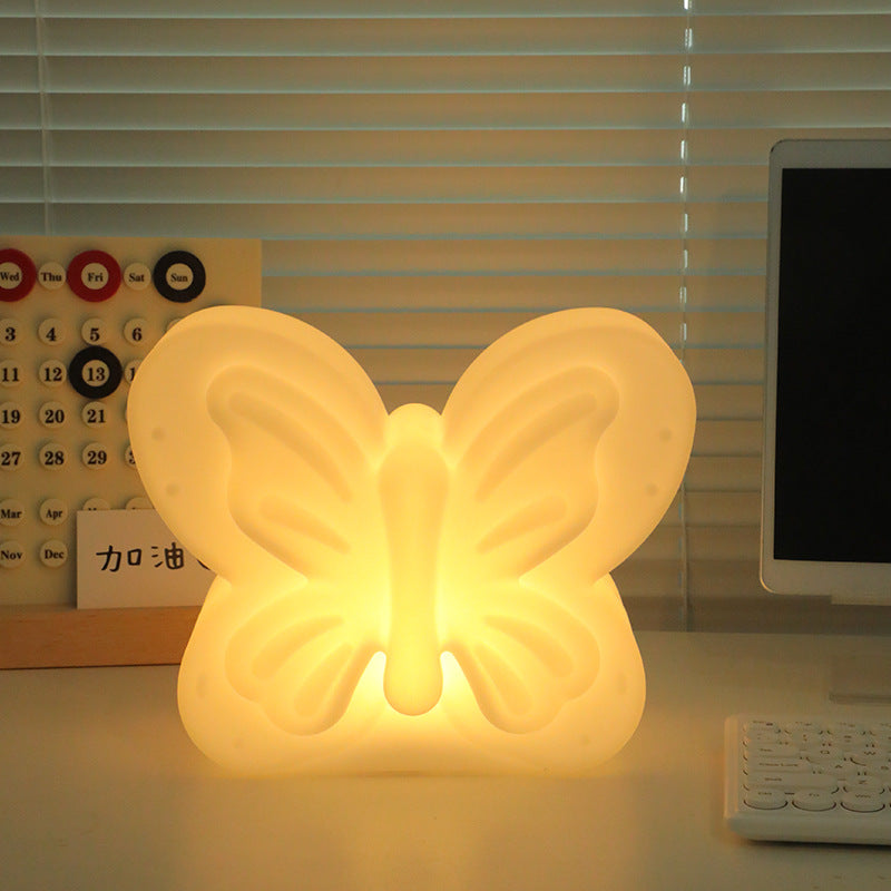 Contemporary Creative Butterfly PE LED Table Lamp For Living Room