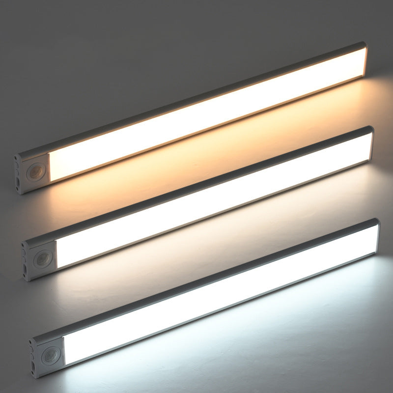 Modern Simplicity Auto-Sensing Aluminum ABS Rectangular LED Wall Sconce Lamp For Study