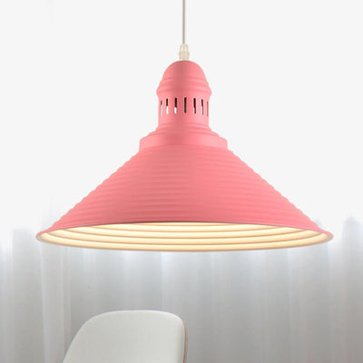 Scandinavian Modern Minimalist Cone Iron 1-Light Pendant Light