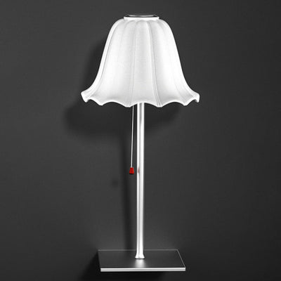 Modern Art Deco Flower Aluminum Glass LED Table Lamp For Bedroom