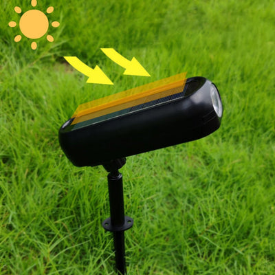 Lumière extérieure imperméable solaire d'éclairage paysager cubique LED d'ABS de simplicité moderne pour le jardin 
