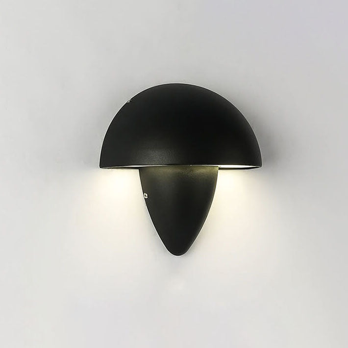 Modern Simple Waterproof Aluminum Mushroom LED Outdoor Wall Sconce Lamp