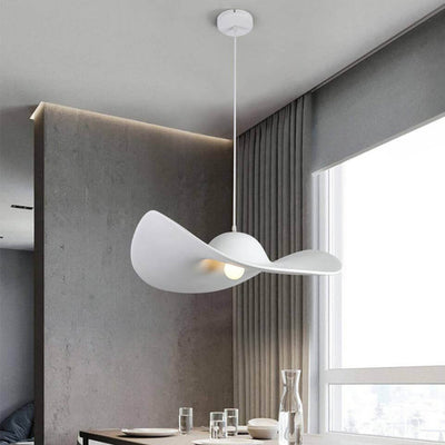 Nordic Minimalist Hat Design PU 1-Light Pendant Light