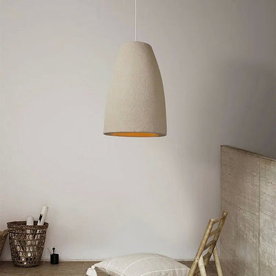 Contemporary Scandinavian Prismatic Round High Density Polystyrene 1-Light Pendant Light For Bedroom