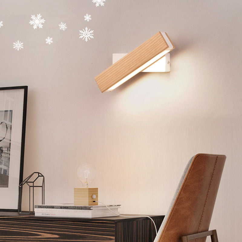 Moderne minimalistische drehbare LED-Wandleuchte