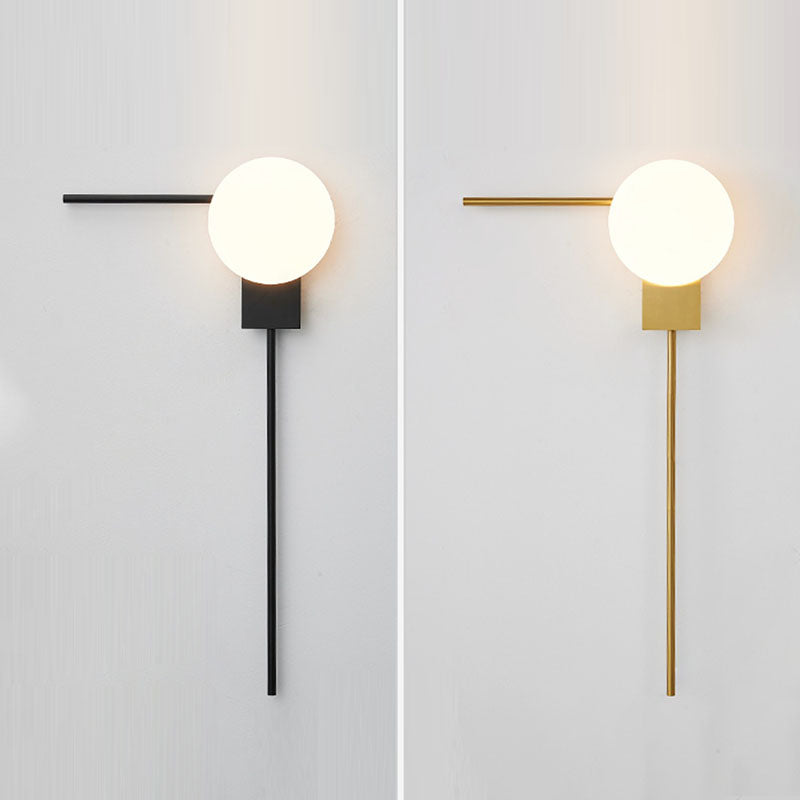 Nordic Modern Iron Geometric Line Ball LED Wall Sconce Lamp