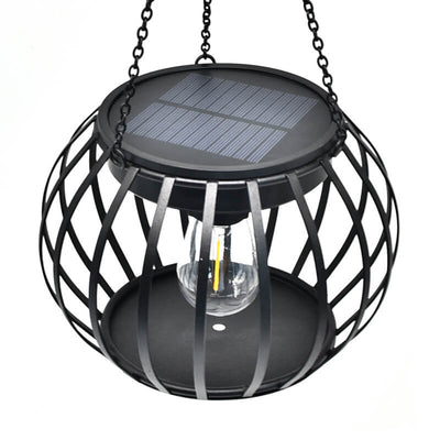Lanterne solaire d'extérieur en fer Simple et étanche, éclairage d'extérieur à LED pour pelouse et jardin 