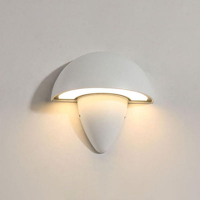 Modern Simple Waterproof Aluminum Mushroom LED Outdoor Wall Sconce Lamp