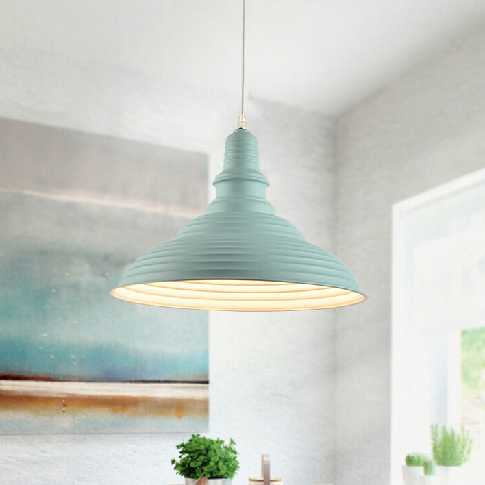 Scandinavian Modern Minimalist Cone Iron 1-Light Pendant Light