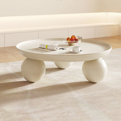 Contemporary Creative Disc Orb Metal Coffee Table For Living Room