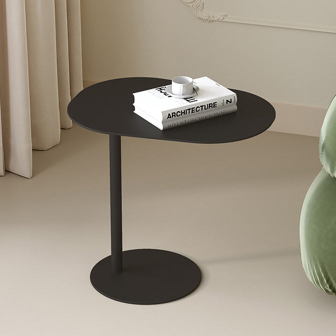 Modern Minimalist Geometric Round Iron End Table For Living Room