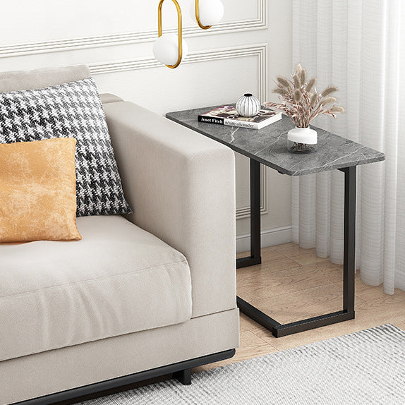 Modern Simplicity MDF Top C-shaped End Table For Living Room