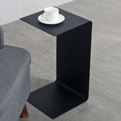 Modern Minimalist C-Shaped Iron Coffee Table For Living Room