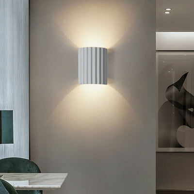 Modern Simplicity Resin Tile Shape 2-Light Wall Sconce Lamp For Living Room