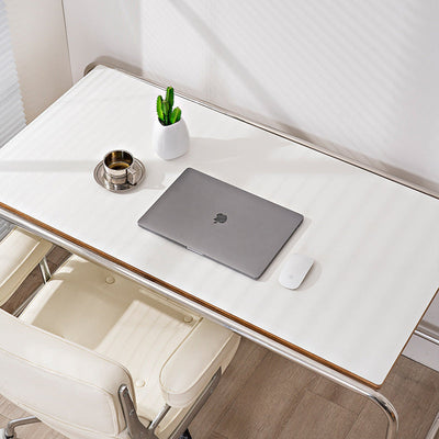 Modern Minimalist Rectangular MDF Stainless Steel Desks For Home Office