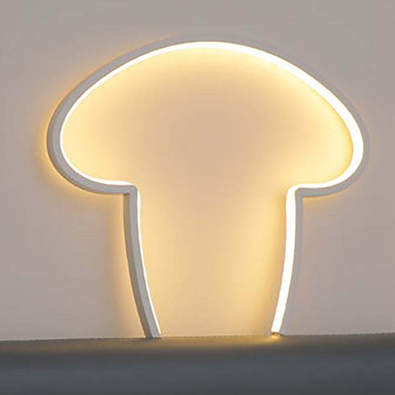 Contemporary Creative Line Mushroom Aluminum Silicone USB LED Table Lamp For Bedroom