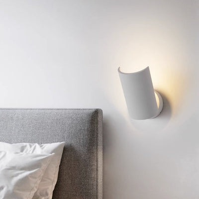 Modern Minimalist Half Circle Rotatable Aluminum LED Wall Sconce Lamp For Bedroom