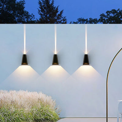 Modern Simplicity Waterproof Trapezoidal Aluminum LED Wall Sconce Lamp For Outdoor Patio