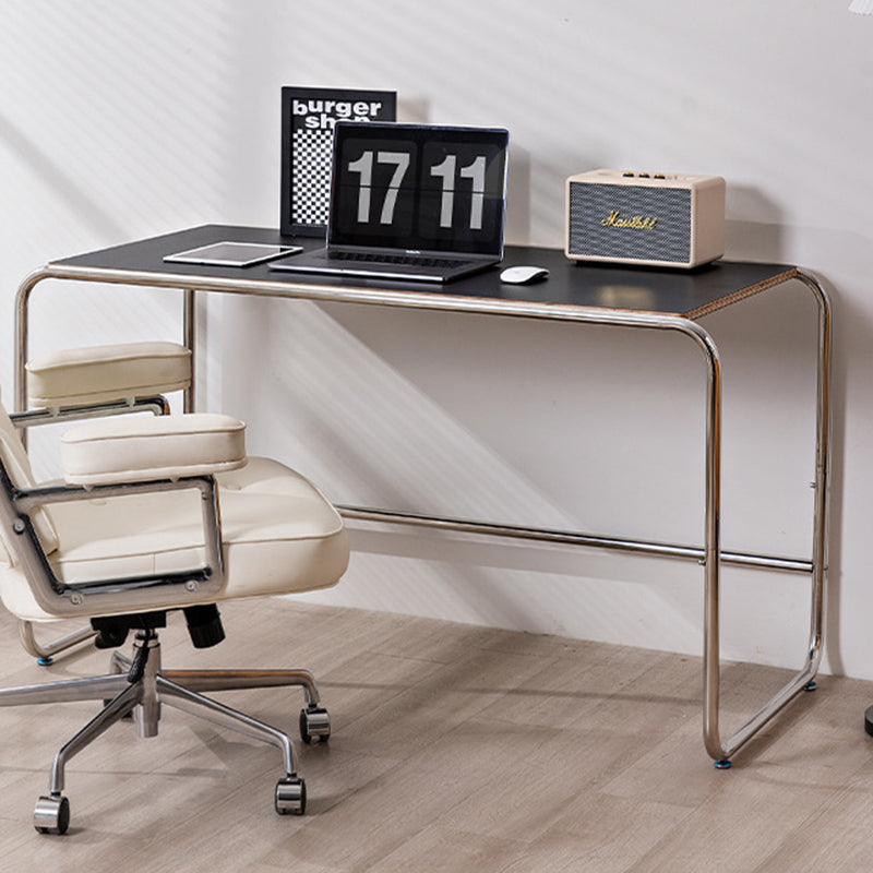 Modern Minimalist Rectangular MDF Stainless Steel Desks For Home Office