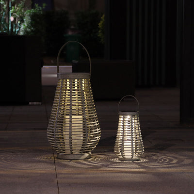 Solar Modern Simple Rattan Cage-Shaped LED Outdoor Landscape Lighting