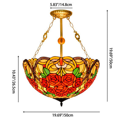 Lustre moderne à 3/4 lumières en verre et cuivre, oiseau orbe du milieu du siècle, lumière d'île pour salle à manger 