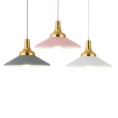 Nordic Macaron Colorful Iron 1-Light Pendant Light