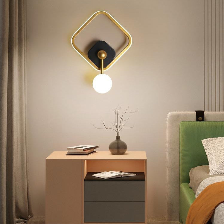 Moderne minimalistische drehbare LED-Wandleuchte