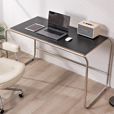 Modern Minimalist Rectangular MDF Stainless Steel Desks For Home Office