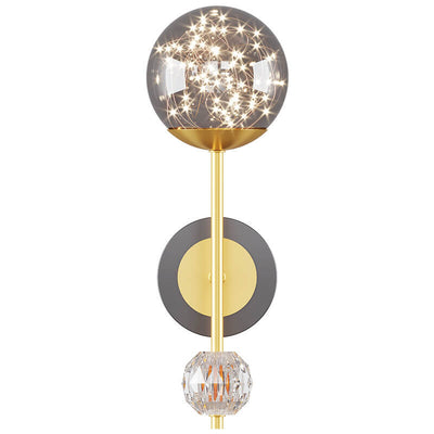 Contemporary Creative Iron Aluminum Balls LED Wall Sconce Lamp For Bedroom