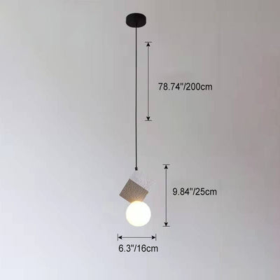 Aluminiumlegierung 1-Licht-Kuppel-Pendelleuchte in Schalenform 