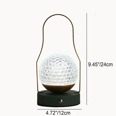 Modern Minimalist Iron Sphere LED Table Lamp