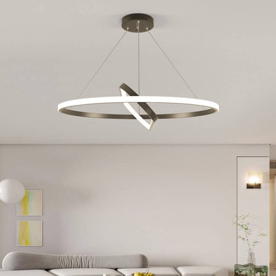 Italian Minimalist Circle Geometry Island Light LED Chandeliers