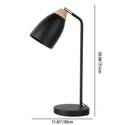 Modern Minimalist Dome Iron 1-Light Table Lamp For Living Room