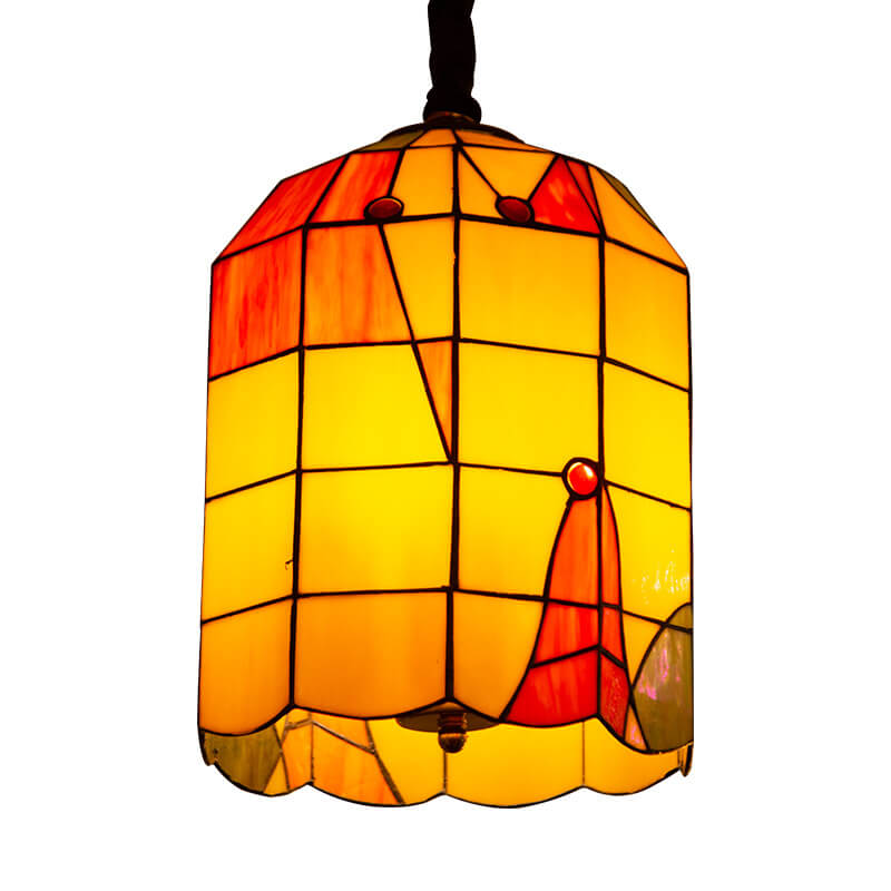 Modern Creative Art Glass Cage 3-Light Pendant Light