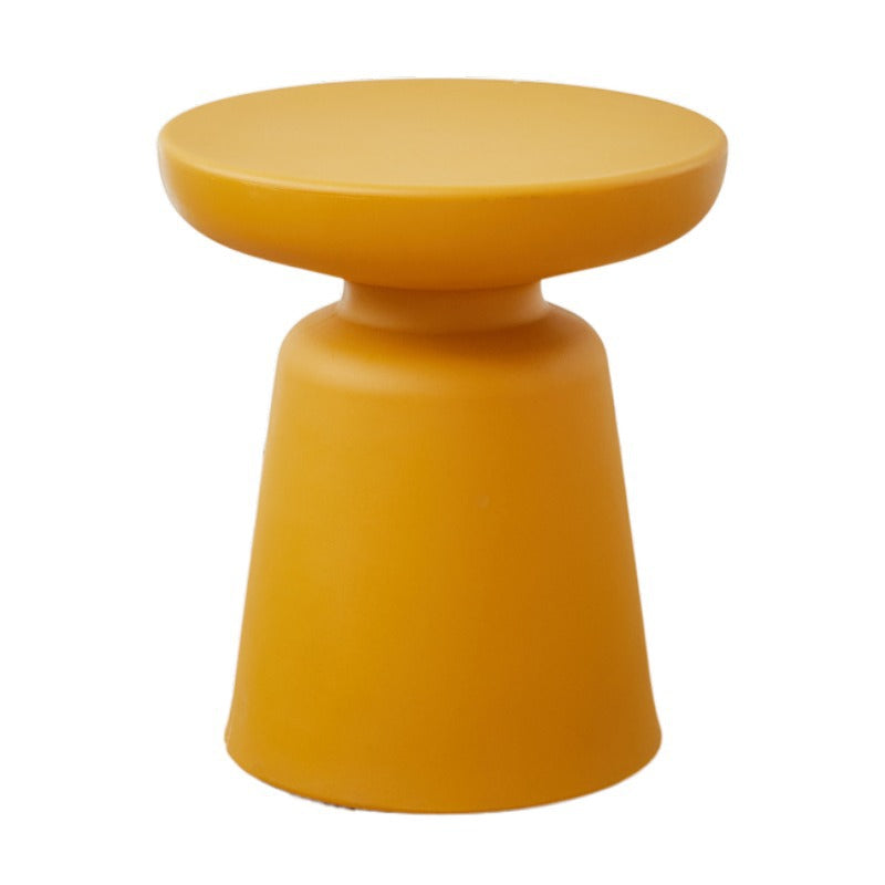 Contemporary Scandinavian PE Mushroom Shape End Table For Living Room