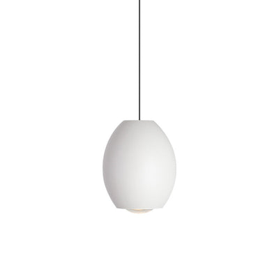 Modern Minimalist Oval Metal LED Pendant Light For Living Room