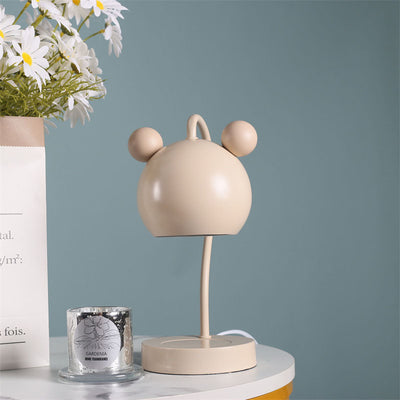 Lampe de table moderne à 1 lumière avec matériel de souris de dessin animé, cire fondue d'aromathérapie 