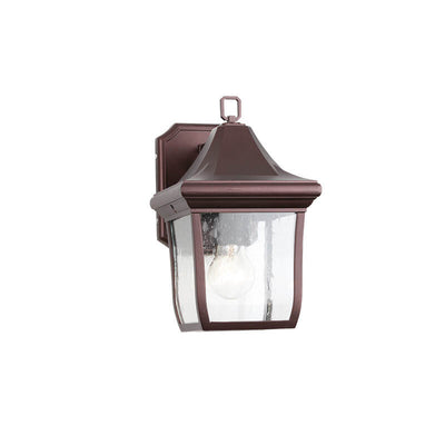 Contemporary Retro Aluminum Alloy Glass 1-Light Outdoor Wall Sconce Lamp For Garden