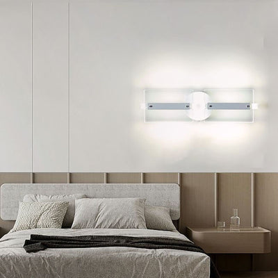 Modern Simplicity Acrylic Rectangle LED Wall Sconce Lamp For Living Room