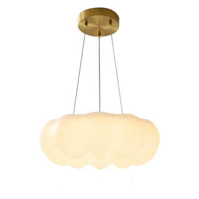 Contemporary Nordic Cloud Shape PE Copper LED Pendant Light For Living Room