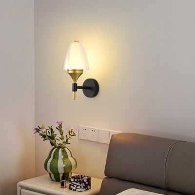 Modern Minimalist Jellyfish Round Acrylic Iron LED Wall Sconce Lamp For Living Room