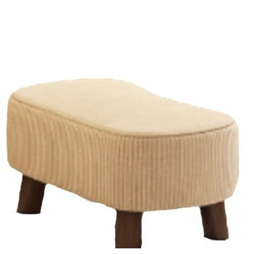 Contemporary Creative Round Velvet Upholstered Portable Footstool Low Stool For Living Room