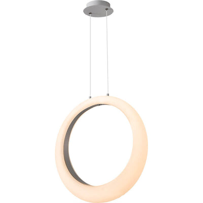 Modern Minimalist PE Circle Moon LED Pendant Light