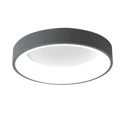 Contemporary Nordic Round Iron Acrylic LED Flush Mount Ceiling Light For Living Room