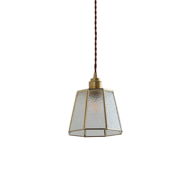 Industrial Iron Crystal Pendant Dekorative 1-Licht-Pendelleuchte 