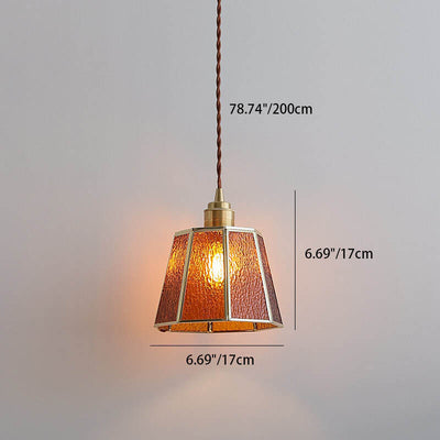 Industrial Iron Crystal Pendant Dekorative 1-Licht-Pendelleuchte 