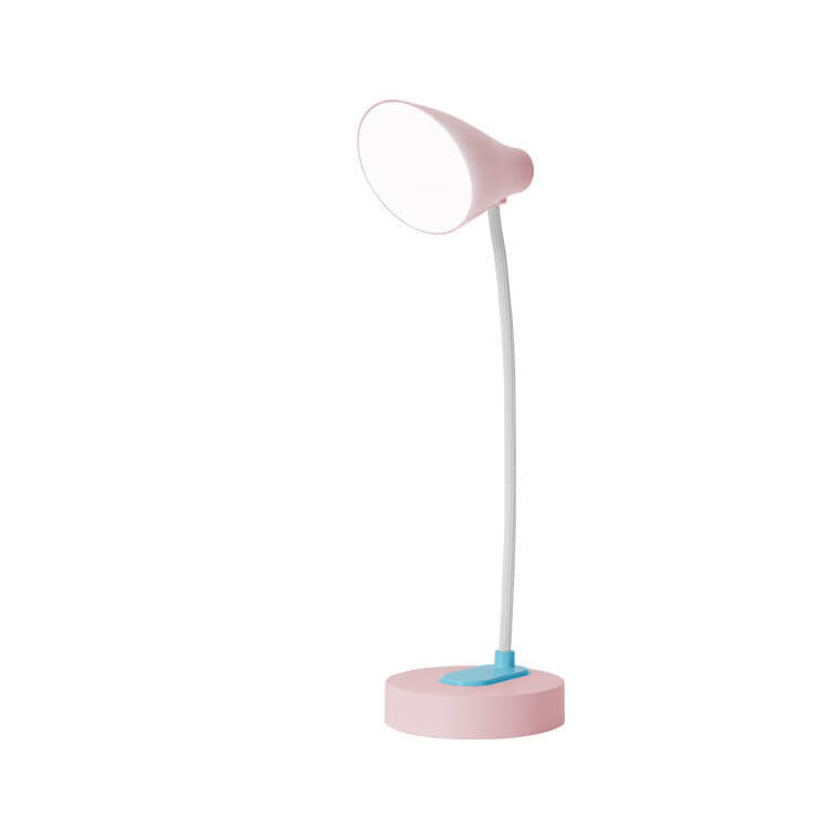 Nordic Modern Plastic Round Foldable LED USB Table Lamp