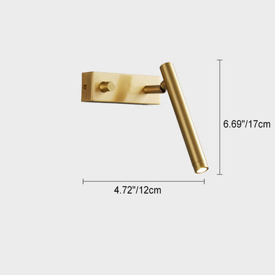 Moderne minimalistische drehbare LED-Wandleuchte