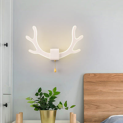 Moderne Acryl Nordic Creative Geweih Form LED Wandleuchte Lampe 